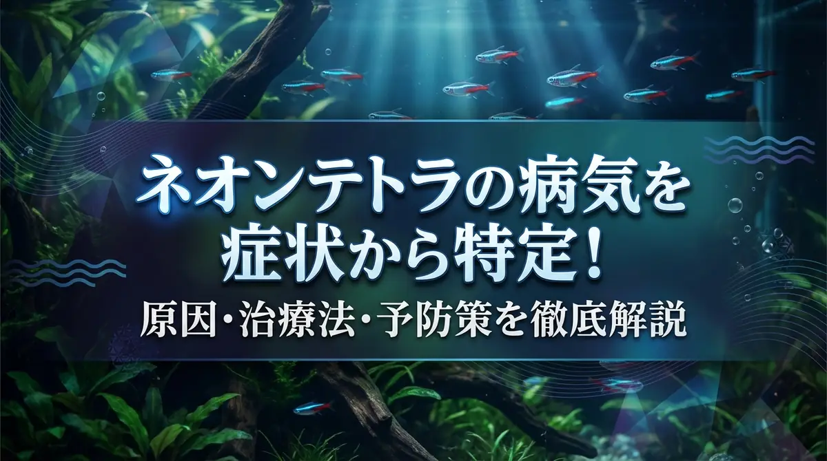 ネオンテトラの病気を症状から特定！原因・治療法・予防策を徹底解説